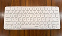 雷柏（Rapoo）E900T觸控鍵盤 73鍵無線/藍牙多模刀鋒超薄辦公鍵盤大尺寸觸控板多快捷手勢支持Windows/macOS白色 曬單實拍圖