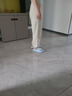 全棉時(shí)代（PurCotton）2025夏新品女士涼感水光棉九分褲簡約顯腿長 米白 L (165) 曬單實(shí)拍圖