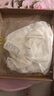 愛特愛（EITIE）簡約純色抽繩收腰薄款針織開衫中長顯瘦春季新款6901611 亮白10 XL 170 曬單實拍圖