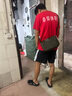 BOYCLN 單肩包男 牛皮郵差包真皮斜挎包休閑潮上班通勤包大容量商務(wù)背包 牛油果綠油蠟皮 曬單實(shí)拍圖
