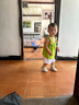 G.DUCKKIDS小黃鴨女童套裝夏季0一3歲嬰兒童衣服小童夏裝女寶寶吊帶兩件套 綠色 80 尺碼7-11月【75-85cm】 曬單實(shí)拍圖