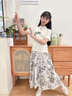 木木屋兒童裝女童夏裝新中式國(guó)風(fēng)裙褲夏季套裝中大童女孩洋氣短袖衣服潮 杏色 150 適合140-150cm年齡11-12歲 曬單實(shí)拍圖