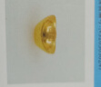 實(shí)時(shí)金【足金9999】水貝黃金珠寶小擺件金元寶塊錠實(shí)心豆豆投資收藏送禮 新元寶*1個(gè)(足金999.9) 1克/顆 曬單實(shí)拍圖