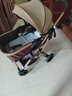 逗逗熊嬰兒推車(chē)高景觀(guān)童車(chē)寶寶可坐可躺雙向四輪避震折疊BB車(chē)輕便手推車(chē) 卡其色【3D立體減震】 曬單實(shí)拍圖