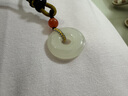 7000年和田玉平安扣吊墜羊脂白玉福從天降古法玉墜 約25mm 曬單實(shí)拍圖