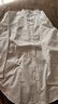 無(wú)印良品（MUJI）女式 水洗平紋立領(lǐng)長(zhǎng)款襯衫襯衣外套內(nèi)搭女裝25年春季款 BC2MEC5S 白色 M (160/84A) 曬單實(shí)拍圖