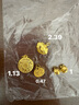 行金銀中古法黃金吊墜 足金999八寶羅盤福字掛墜 送禮自帶 寶寶吊墜 吊墜約1.2g (單吊墜帶環(huán)） 克重多退少補 曬單實拍圖
