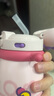 babycare兒童保溫杯大寶寶學(xué)飲吸管水杯水壺霸王龍不銹鋼保溫杯上學(xué) 恐龍背帶款+吸嘴-引力洋紅 450ml 曬單實(shí)拍圖
