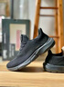 斯凱奇（Skechers）男鞋夏季透氣百搭休閑鞋一腳蹬減震運動網(wǎng)面鞋210281 全黑色/65867-BBK 42 曬單實拍圖