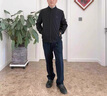 名郎 MELLEN立領(lǐng)夾克男外套2025春秋季新款中年爸爸裝商務(wù)休閑行政茄克男上衣 藏青 XL 180 （適合120-140斤） 曬單實(shí)拍圖