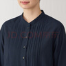 無印良品（MUJI）女式 棉 長袖連衣裙 女裝 裙子 春季 長裙 純棉 BC2KVA4A 深藏青色 XL (165/92A) 曬單實拍圖