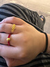 周生生永系列黃金戒指 足金小雛菊花金戒指女款金手指圈 50470R計價 13圈 - 2.61克(含工費160元) 曬單實拍圖