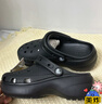卡駱馳（crocs）經(jīng)典云朵Clog女沙灘洞洞鞋涼拖鞋206750 206750-001  38  曬單實(shí)拍圖