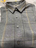 皮爾卡丹（pierre cardin）高檔品質(zhì)純羊毛襯衫男長(zhǎng)袖加絨加厚中老年爸爸裝冬季休閑商務(wù)襯衣 A1 L(建議120斤以下) 曬單實(shí)拍圖