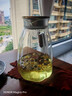 高茗家用玻璃涼水壺夏季大容量冷飲果汁茶壺加厚耐高溫待客精致花茶壺 【耐高溫】透明色涼水壺 2100ml 曬單實(shí)拍圖