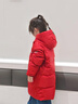 波司登（BOSIDENG）25年新款羽絨服男女兒童中長款5A抗菌4防連帽厚外套T250246914DS 奧秘紅|1769 110 /56 曬單實拍圖