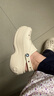 卡駱馳crocs貝拉洞洞鞋厚底拖鞋|210062 冬日白-11S 37/38(230mm)  曬單實(shí)拍圖