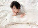 艾茵美 兒童枕頭1-3-6-12歲小孩嬰兒寶寶幼兒園記憶枕小學(xué)生枕定型枕 K1【適合1至2歲】 純色 曬單實(shí)拍圖