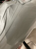拇指白小T冰柔棉短袖T恤男女夏抑菌涼感防曬圓領(lǐng)百搭體恤 男款冰川灰 2XL  曬單實(shí)拍圖