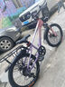 鳳凰山地自行車男女變速山地車碟剎青少年兒童自行車學(xué)生單車 星際 粉紫【單速+輻條輪】 20寸【適合125-160cm】 曬單實(shí)拍圖