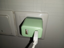 22.5W雙口手機(jī)充電器適用蘋(píng)果小米華為vivo榮耀通用多頭充電器IPAD小米三星閃充頭快充線(xiàn)套裝 USB綠色充電頭 曬單實(shí)拍圖