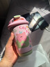 物生物（RELEA）保溫杯大容量水杯女咖啡杯316L不銹鋼泡茶杯學(xué)生吸管杯子生日禮物 曬單實(shí)拍圖