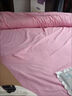 LATEX SYSTEMS CO.，LTD.A類超柔加厚磨毛刺繡被套簡約純色被罩學(xué)生宿舍三件套床上用品 A類-洛卡棉【粉色】 親膚裸睡 150cm*200cm 【單件被套】 曬單實拍圖