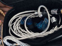 Unique Melody UM3DT入耳式有線HIFI耳機(jī)適合燒友聽音樂直播主播玩游戲舞臺監(jiān)聽耳機(jī) 藍(lán)色 曬單實拍圖