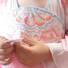 萌乎桃桃露漢服女童2025新款夏季中國(guó)風(fēng)連衣裙公主裙粉色襦裙 粉色130 曬單實(shí)拍圖