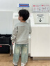 Gap【大小童同款】男女童2025秋季新款logo抓絨衛(wèi)衣兒童裝829305 灰色 110 /56(4-5歲) 曬單實(shí)拍圖