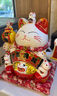 智匯招財(cái)貓開業(yè)大擺件自動(dòng)招手電動(dòng)搖手大號(hào)陶瓷新店開業(yè)大吉喬遷禮物 【大麥大賣】 32 *25*29 【禮盒+坐墊+圍脖】電池插電兩用 曬單實(shí)拍圖