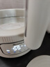 摩飛電器（Morphyrichards）電熱水壺全玻璃恒溫壺家用熱水壺?zé)畨仞B(yǎng)生煮茶壺多段控溫電水壺極速風(fēng)冷沖奶泡奶機(jī)MR5602 1.2L 椰奶白 曬單實拍圖