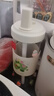 山點水玻璃杯女高顏值杯子家用便攜牛奶果汁吸管杯大容量水杯七夕禮物 曬單實拍圖