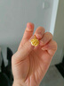 六福珠寶 黃金吊墜茉莉花不含鏈蝴蝶足金吊墜 計價 約2.64克-大版 曬單實拍圖