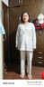 雅特茂[涼感優(yōu)可絲 帶胸墊]月子服夏季薄款孕婦睡衣產(chǎn)后喂奶懷孕哺乳衣 帶胸墊 加厚磨毛優(yōu)可絲 小蘭花 L 曬單實拍圖