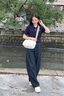 viney帆布包包女包新款斜挎包通勤單肩包生日七夕情人節(jié)禮物送女友老婆 【白色】高級感實用輕奢大包 時尚品牌大容量通勤腋下包 曬單實拍圖