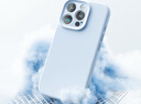 Smorss 【一體硅膠相機按鍵】適用蘋果16pro手機殼iphone16pro保護套親膚固態(tài)硅膠全包植絨男女款軟殼 藍 曬單實拍圖
