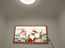 五花 石墨烯取暖器碳晶墻暖壁畫家用電暖器靜音電熱板節(jié)能省電壁掛式電暖氣片 500W-圖案邊框隨機 曬單實拍圖