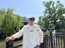 威登羊2025春秋季夾克外套寬松休閑百搭男士三件套男裝搭配一套帥氣衣服 米白外套+白長(zhǎng)T+灰色牛仔【三件 XL 曬單實(shí)拍圖