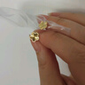 周六福爆閃花朵5G工藝黃金耳釘女足金計(jì)價(jià)A0913526 一對 約1.3g生日禮物 曬單實(shí)拍圖
