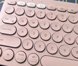 羅技（Logitech）時尚系列K380藍(lán)牙鍵盤 無線鍵盤Mac筆記本平板IPAD電腦靜音鍵盤安卓手機(jī)多設(shè)備超薄家用巧克力按鍵 芍藥白 曬單實拍圖