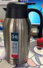 富光靈佳保溫壺家用暖水壺熱水瓶暖瓶2.2L開水瓶保溫瓶大容量家用水壺 鋼本色2200ml 曬單實拍圖