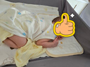 優(yōu)奇新生兒衣服夏季薄款嬰兒衣服半背衣0-3個月寶寶短袖上衣和尚服 【夏款】平安喜樂 52 曬單實拍圖