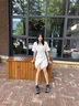 CAMILA KSENIA休閑鞋女款2025新款春夏輕便運(yùn)動鞋厚底增高透氣老爹鞋 黑色 37 曬單實(shí)拍圖