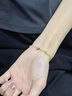 中國黃金（CHINA GOLD）黃金手鏈女款足金幸運四葉草手鏈轉(zhuǎn)運珠手飾七夕送女朋友生日禮物 遇見四葉草手鏈 約2.2g【玫瑰禮盒】 曬單實拍圖