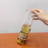 RICH YOUR HOME德國品質(zhì)茶水分離杯玻璃杯雙層加厚便攜耐高溫男士泡茶杯耐熱水杯 鋼本色420ml[雙層隔熱-茶水分離] 曬單實(shí)拍圖