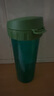特百惠（Tupperware）水杯蓋子配件 杯蓋500ml原裝茶韻杯杯蓋防漏水整蓋 青苔綠500ml(蓋子+繩子+密封圈) 曬單實(shí)拍圖