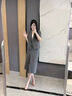 薩拉維夫 SLLAVIF品牌高端簡(jiǎn)約通勤新中式西裝套裝2025夏季新款氣質(zhì)設(shè)計(jì)感盤扣套裝 灰藍(lán)色 S 曬單實(shí)拍圖