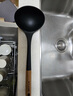 琺寶（staub）木柄硅膠家用湯勺飯勺漏勺刮勺分菜勺多功能勺廚具配件套組 木柄硅膠湯勺 曬單實(shí)拍圖
