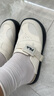 FILA 斐樂官方女鞋SMILA摩登拖鞋2025夏季新款元?dú)馔闲蓍e勃肯鞋 豆腐白-TF 40 曬單實(shí)拍圖